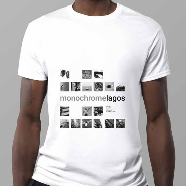 Monochrome Lagos Design 5 T-shirt