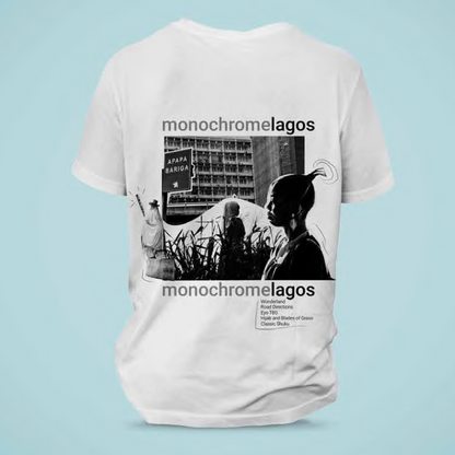 Monochrome Lagos Design 6 T-shirt