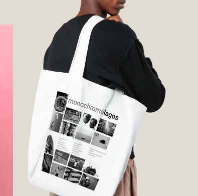 Monochrome Lagos Tote Bag